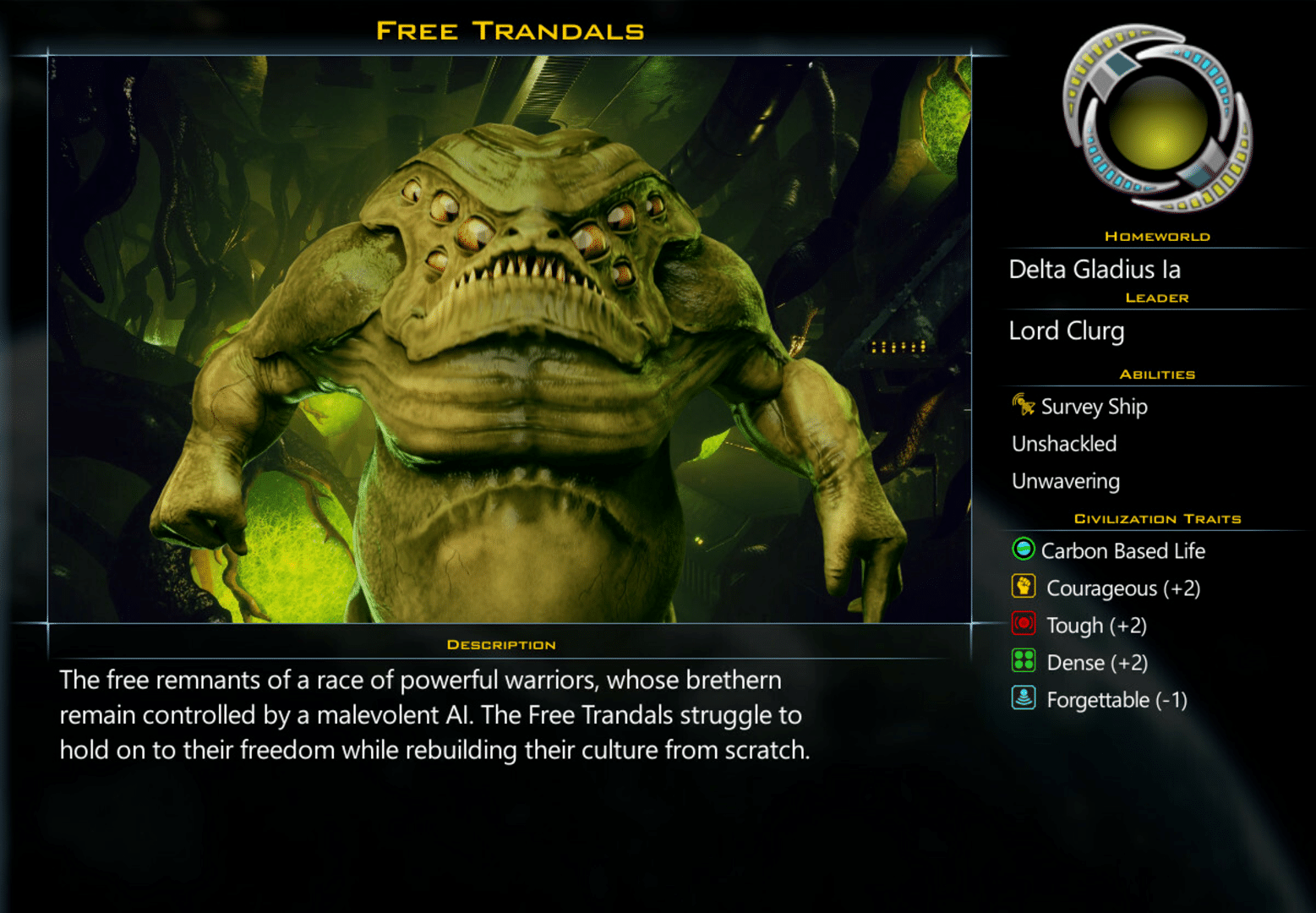 Galactic Civilizations III: Heroes of Star Control - Origins screenshot