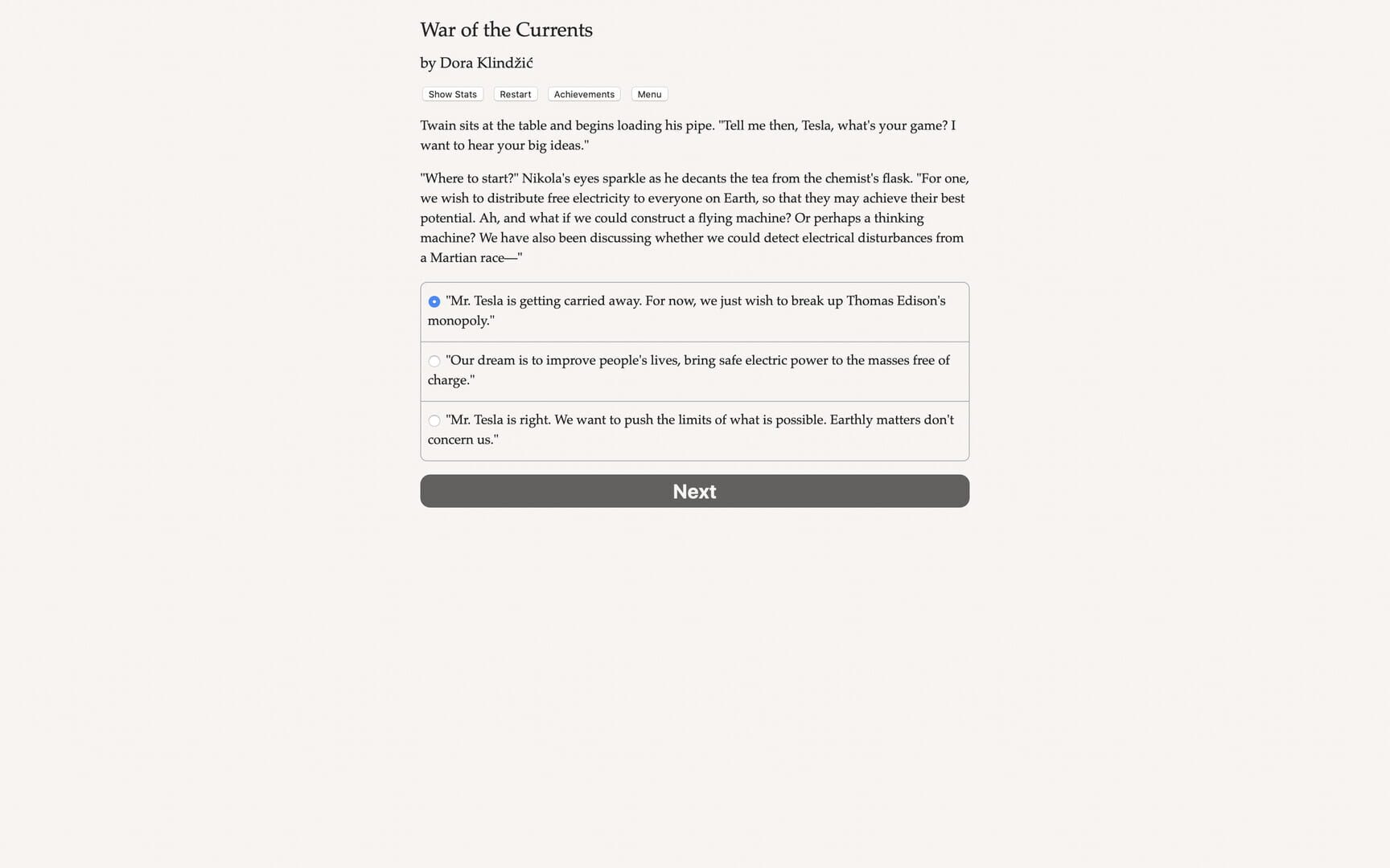 Nikola Tesla: War of the Currents