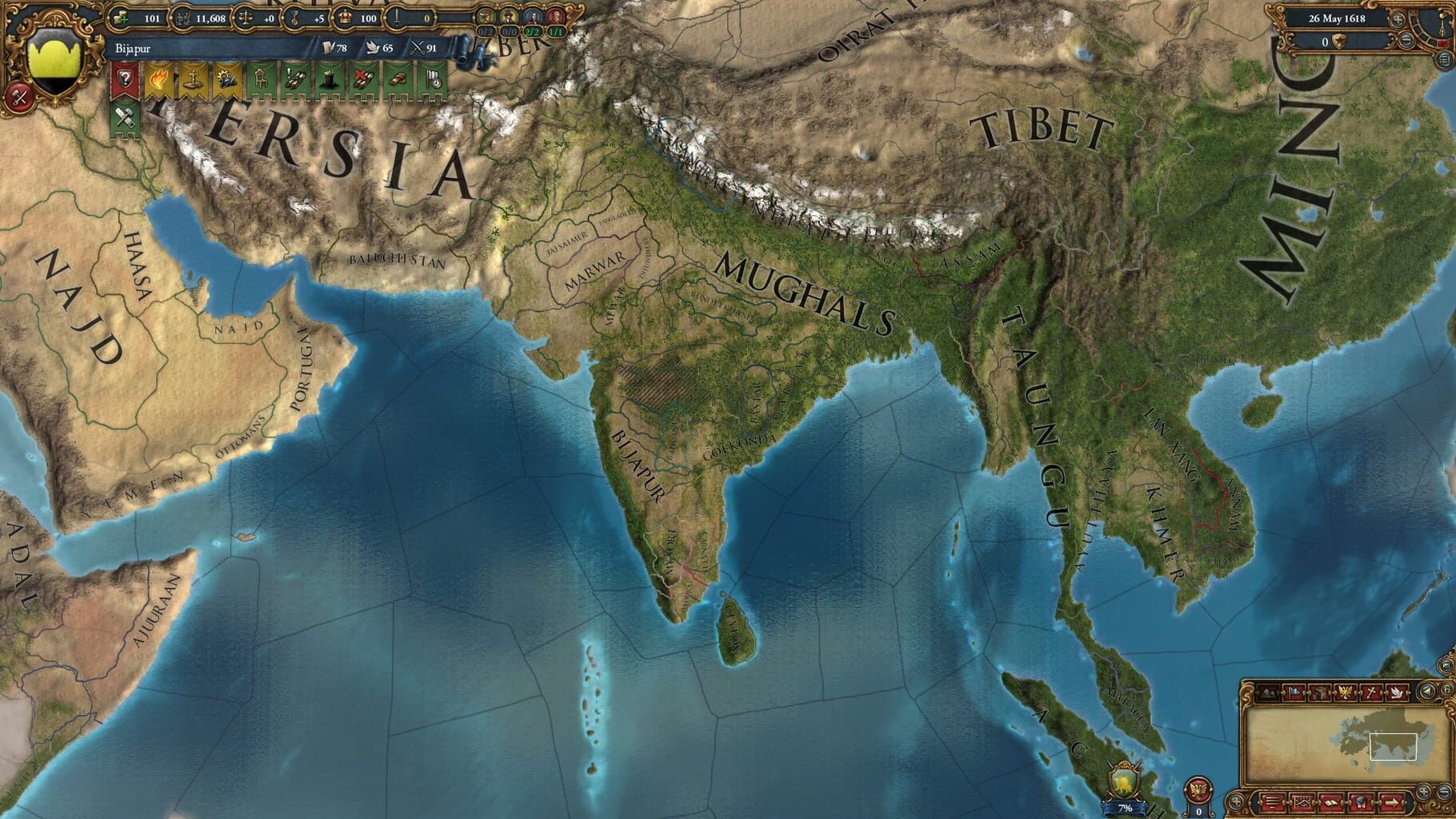 Europa Universalis IV: Indian Subcontinent Unit Pack