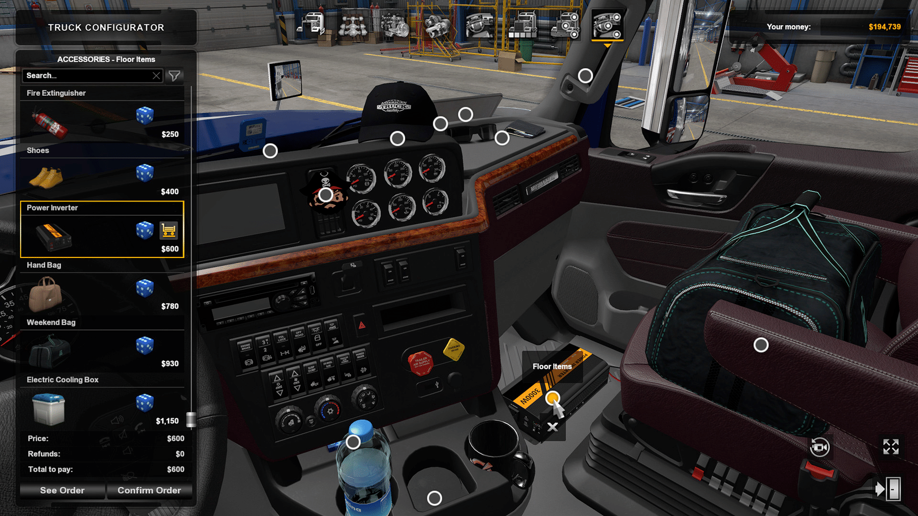 American Truck Simulator: Cabin Accessories screenshot