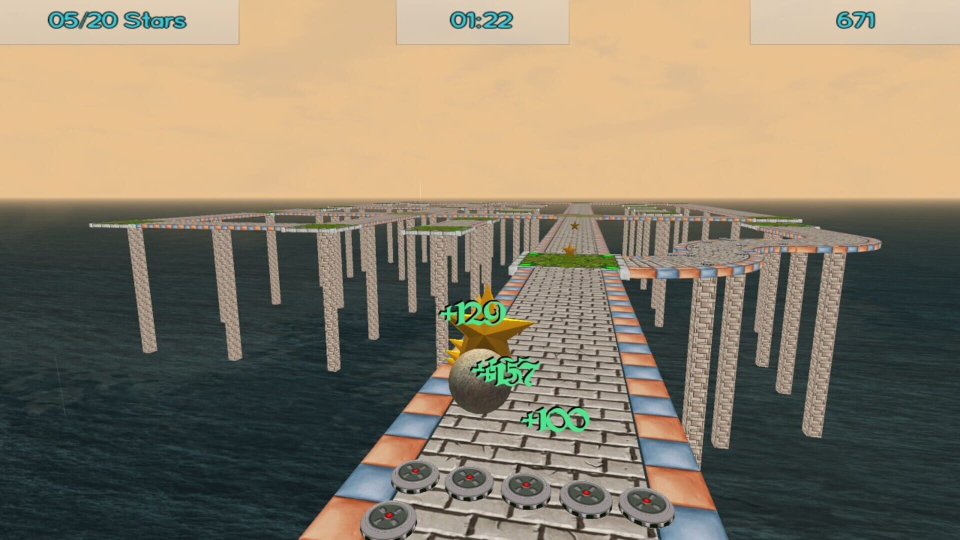 Crazy Ball Adventures: Treasure - Screenshot