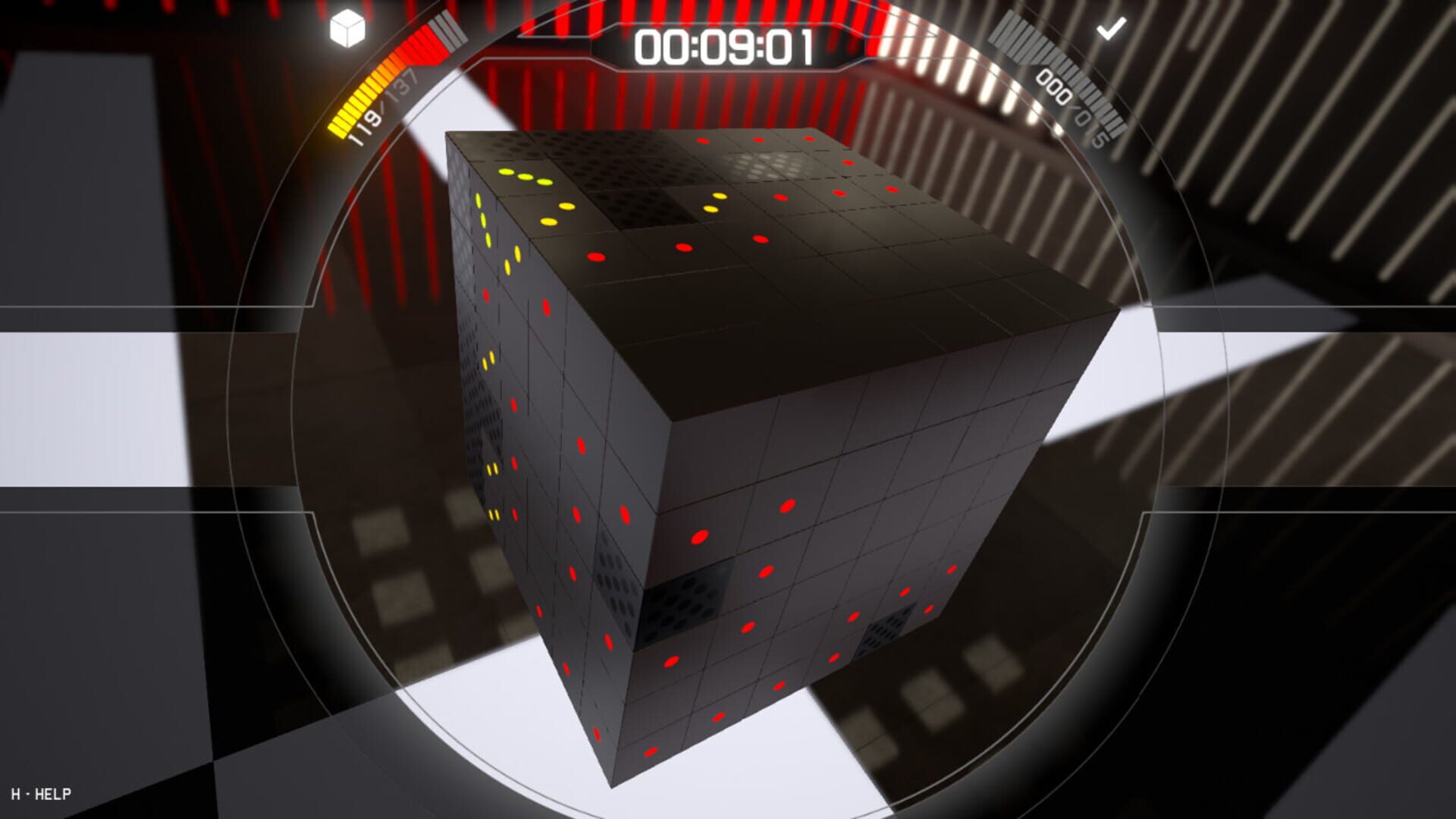 Cube Full of Mines: Slate Map - Screenshot