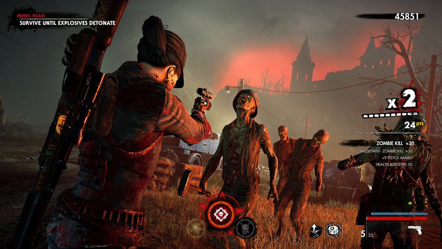 Zombie Army 4: Dead War - Mission 8: Abaddon Asylum screenshot