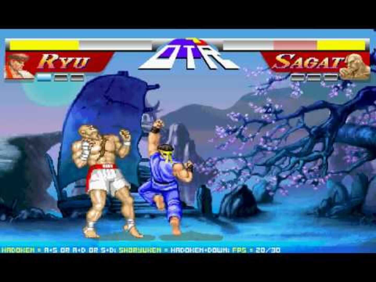 Street Fighter II: Ryu vs. Sagat - Screenshot