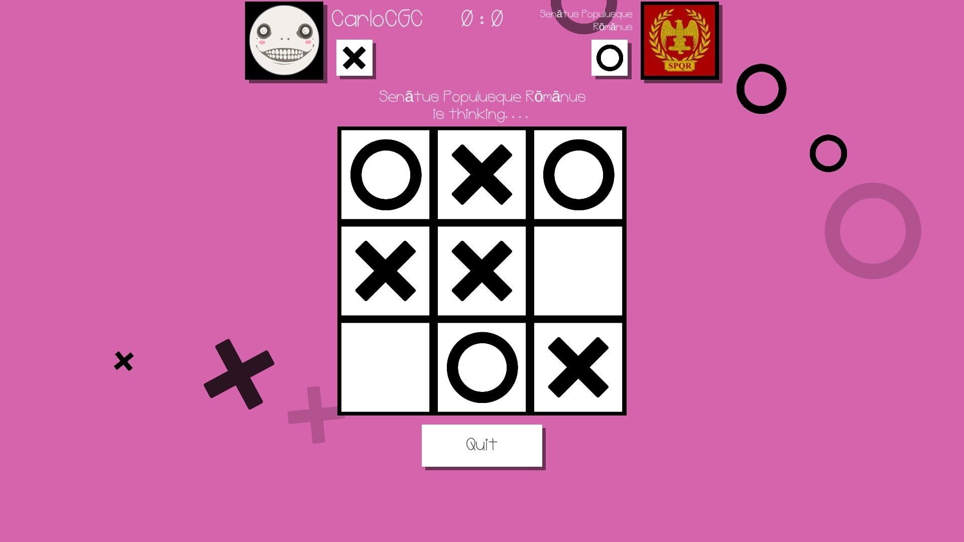 All For Nought: Tic Tac Toe - Screenshot