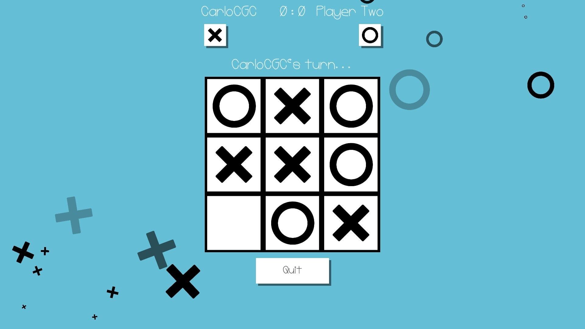 All For Nought: Tic Tac Toe - Screenshot