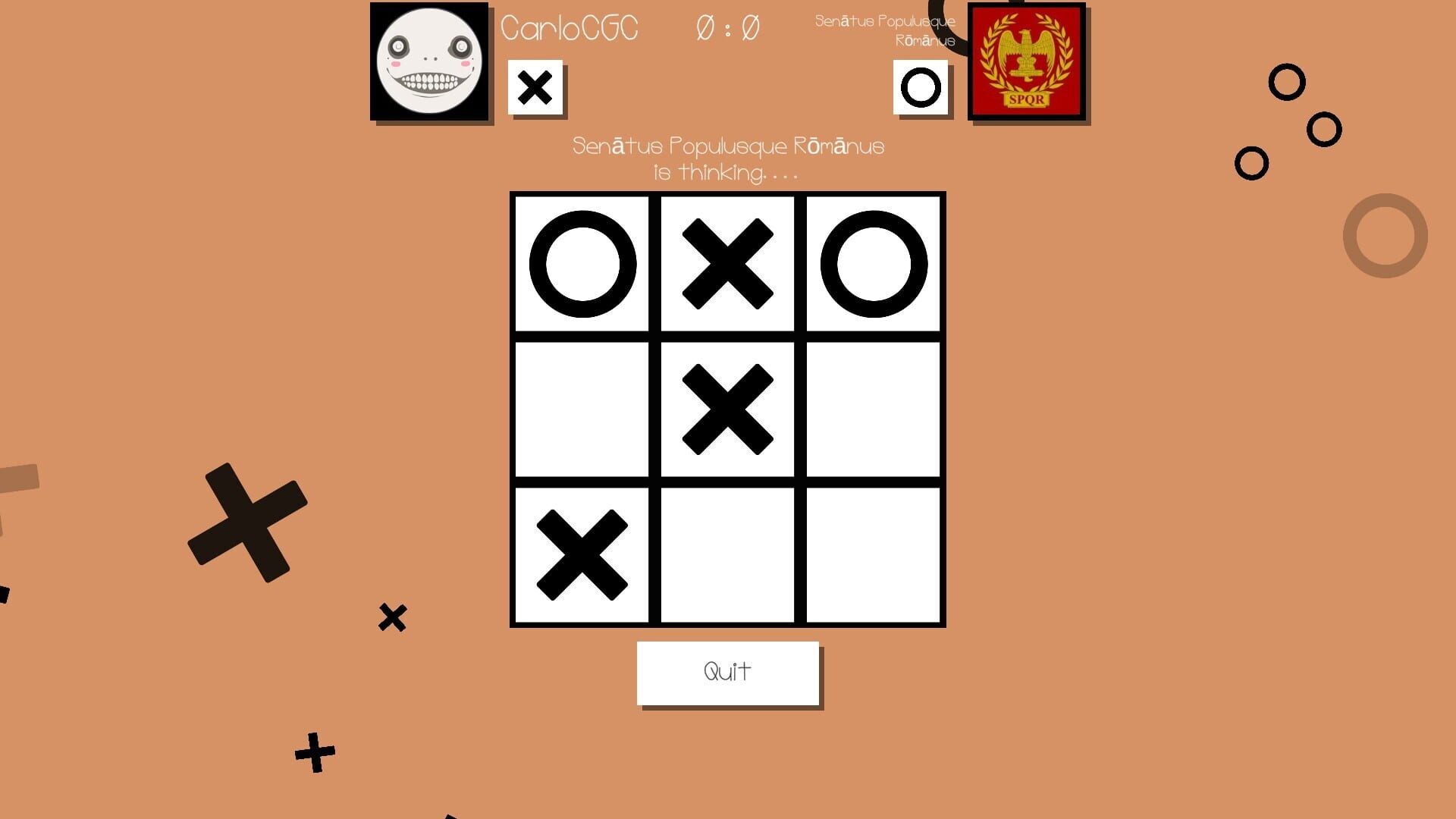 All For Nought: Tic Tac Toe - Screenshot