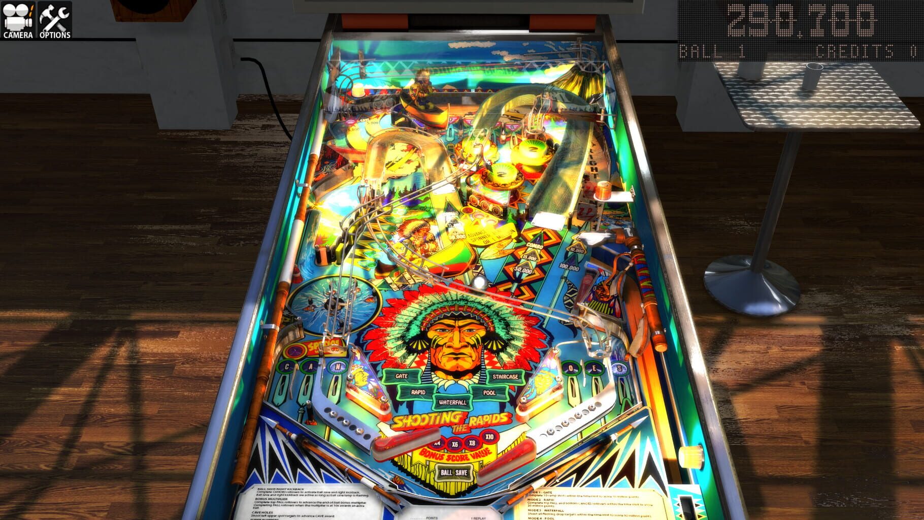 Captura de pantalla - Zaccaria Pinball: Shooting the Rapids 2016 Table