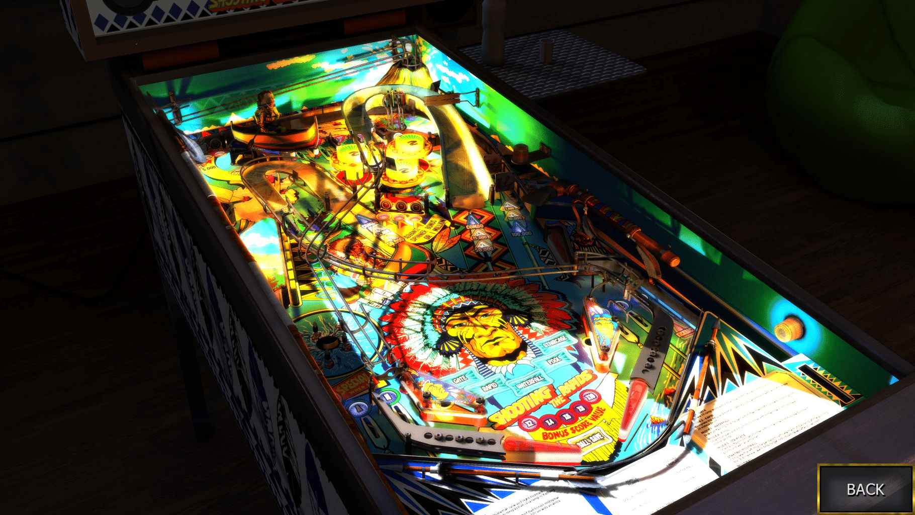 Zaccaria Pinball: Shooting the Rapids 2016 Table screenshot