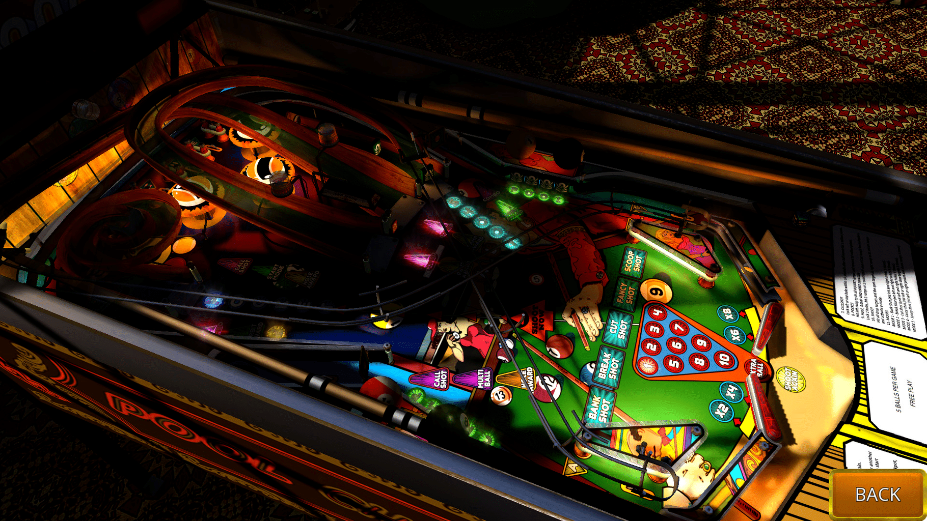 Zaccaria Pinball: Pool Champion 2018 Table screenshot