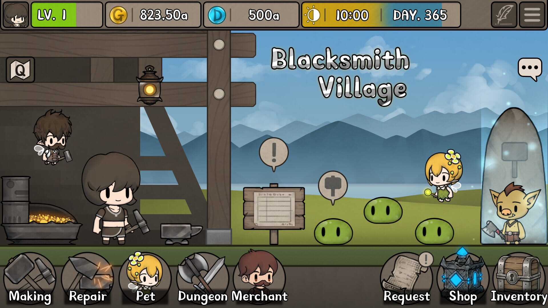 Blacksmith Village - Screenshot
