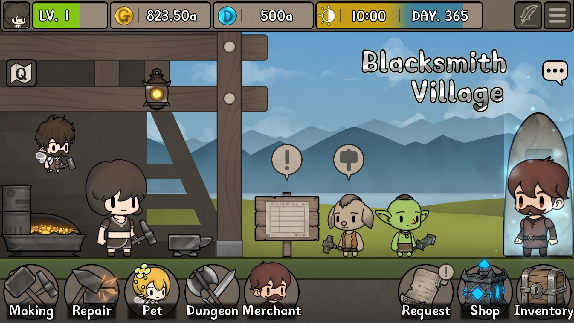 Blacksmith Village - Screenshot