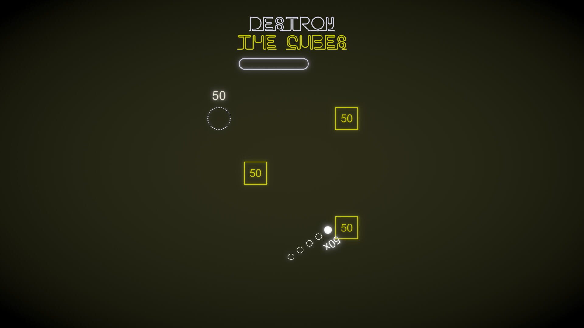 Destroy the Cubes - Screenshot