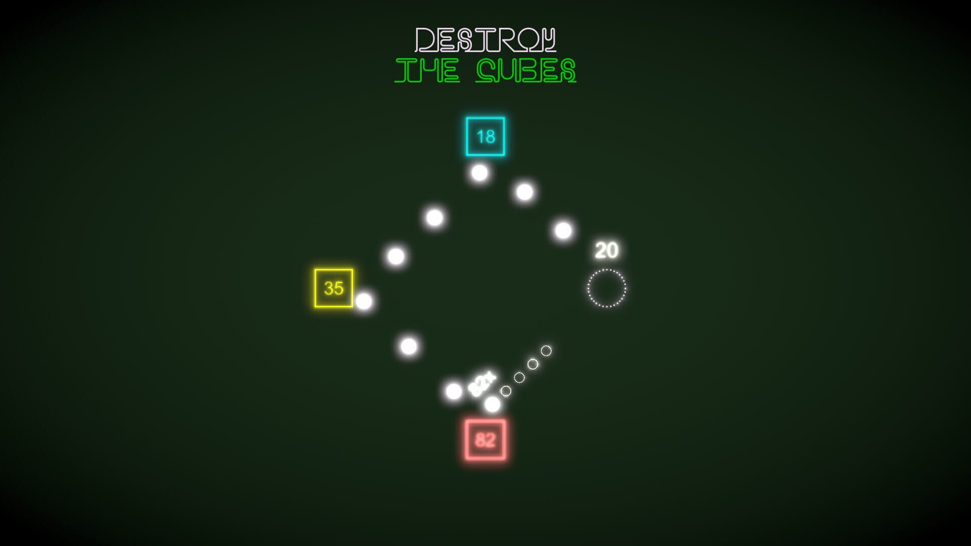Destroy the Cubes - Screenshot