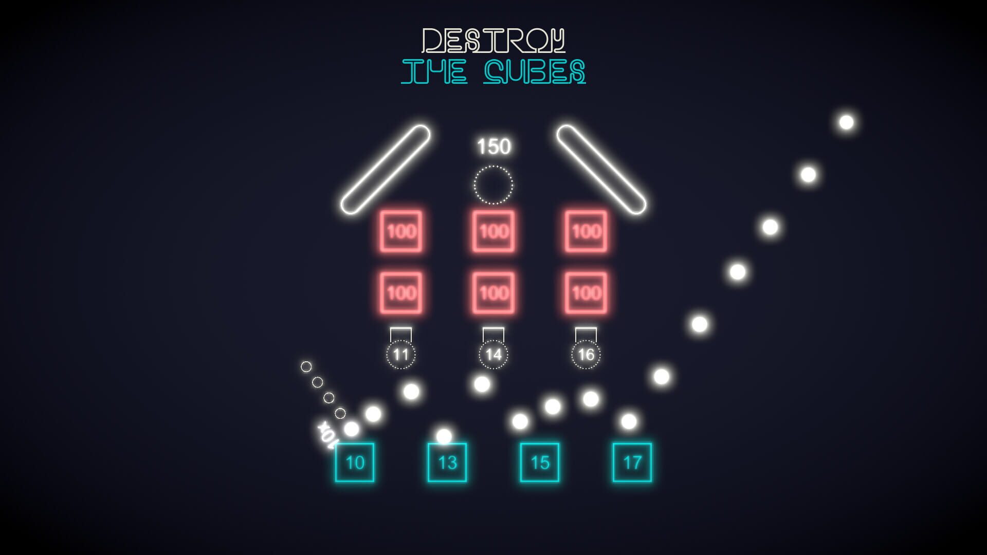 Destroy the Cubes - Screenshot