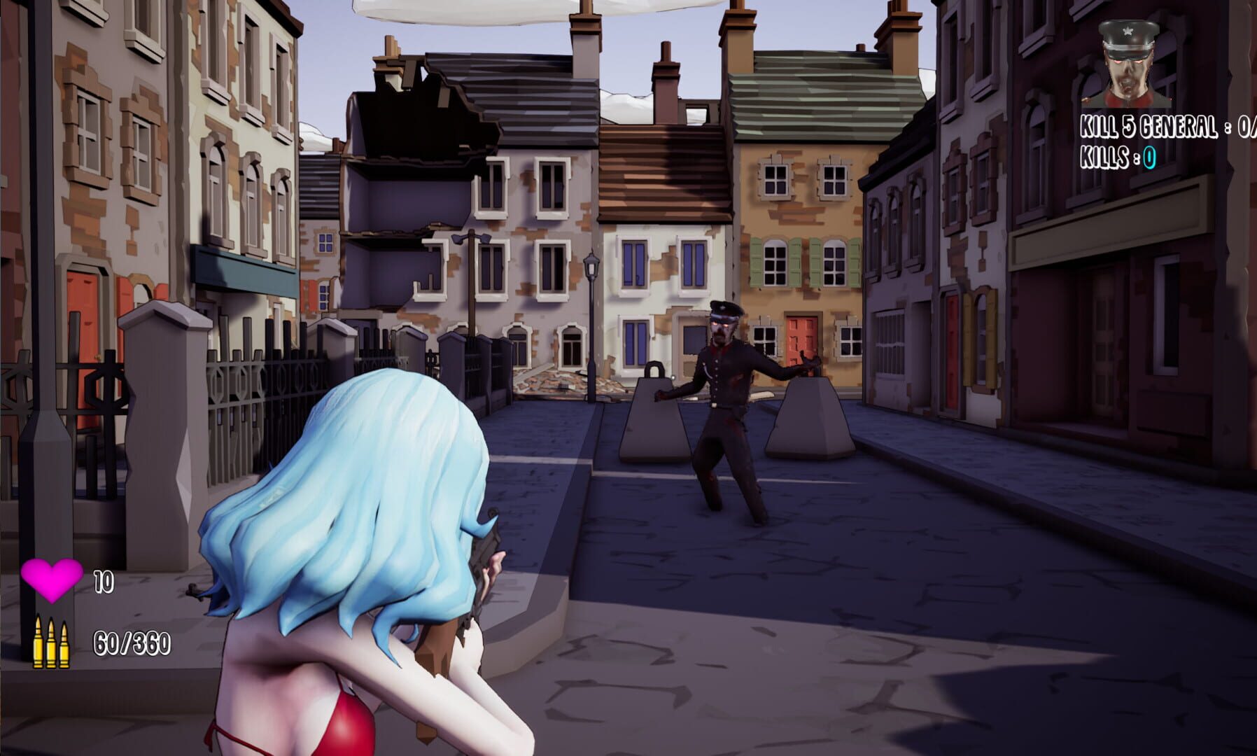 Inglorious Waifu VS Nazi Zombies - Screenshot
