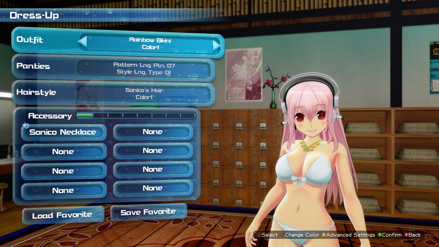 Captura de pantalla - Senran Kagura: Peach Beach Splash - Super Sonico Character Pack