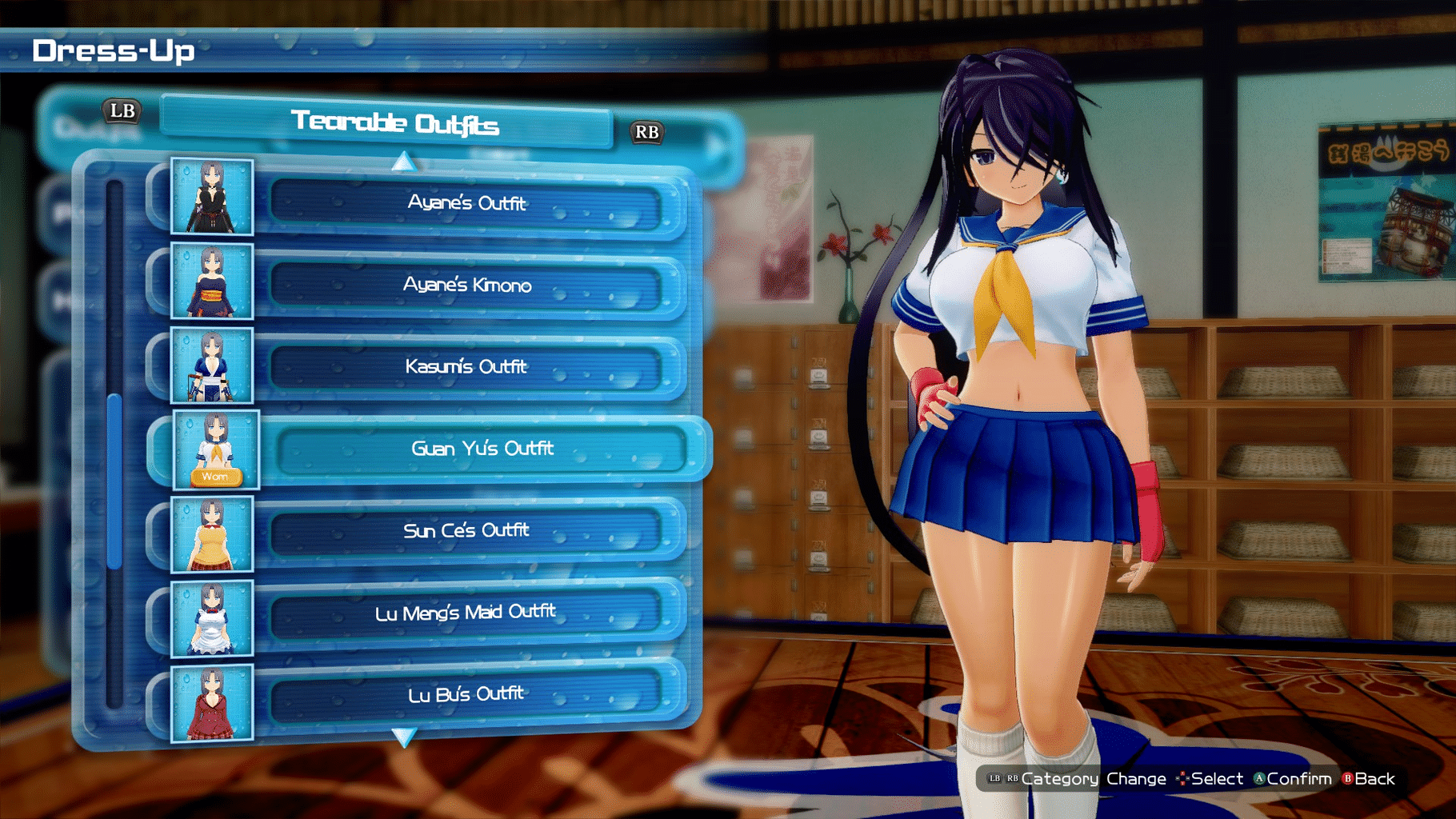 Senran Kagura: Peach Beach Splash - Ikki Tousen EE Collaboration Pack screenshot