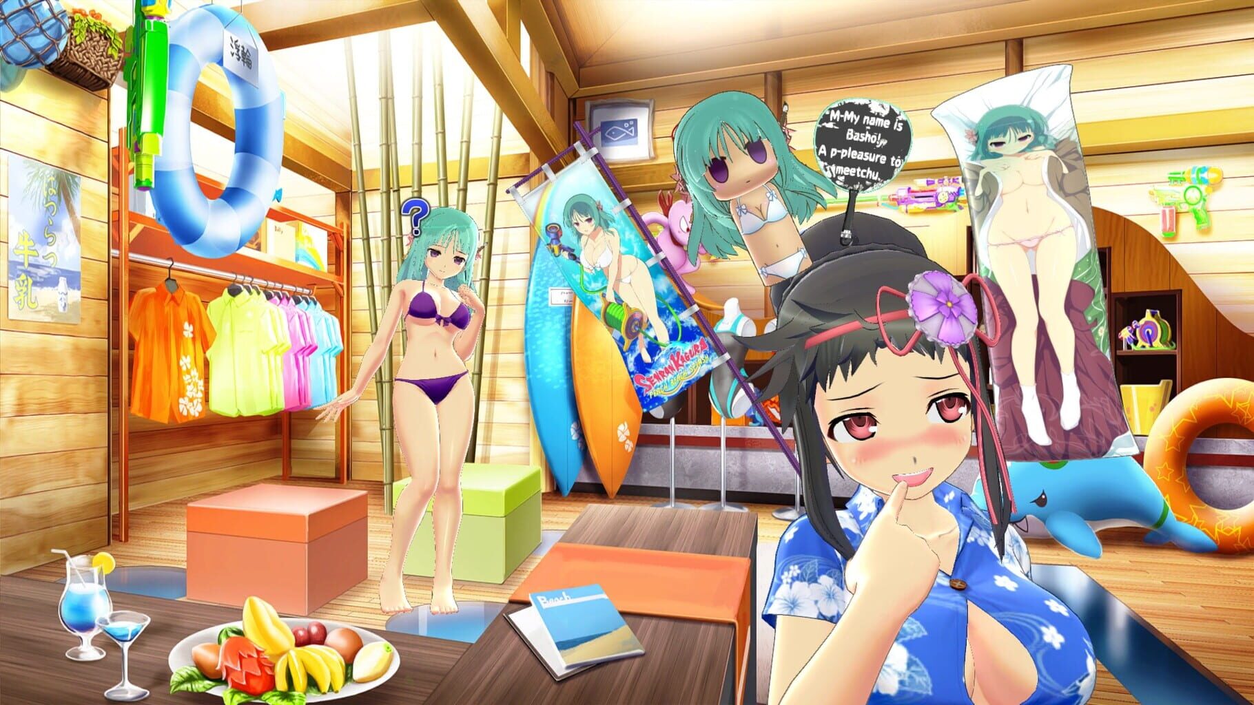 Captura de pantalla - Senran Kagura: Peach Beach Splash - Basho Character Pack