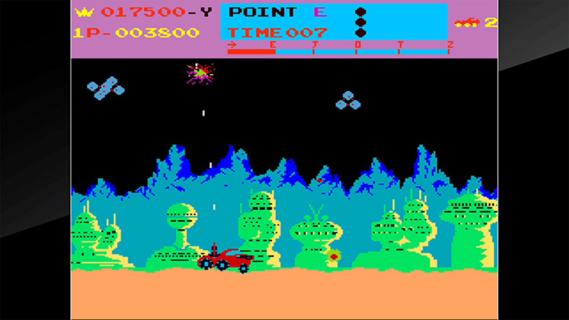 Arcade Archives: Moon Patrol screenshot