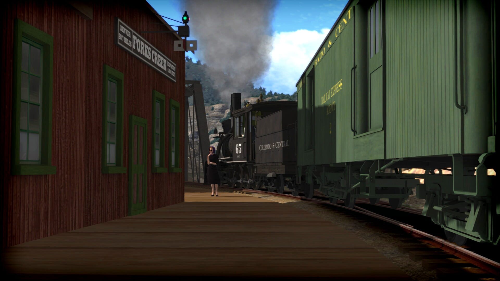 Train Simulator: Clear Creek Narrow Gauge Route Add-On