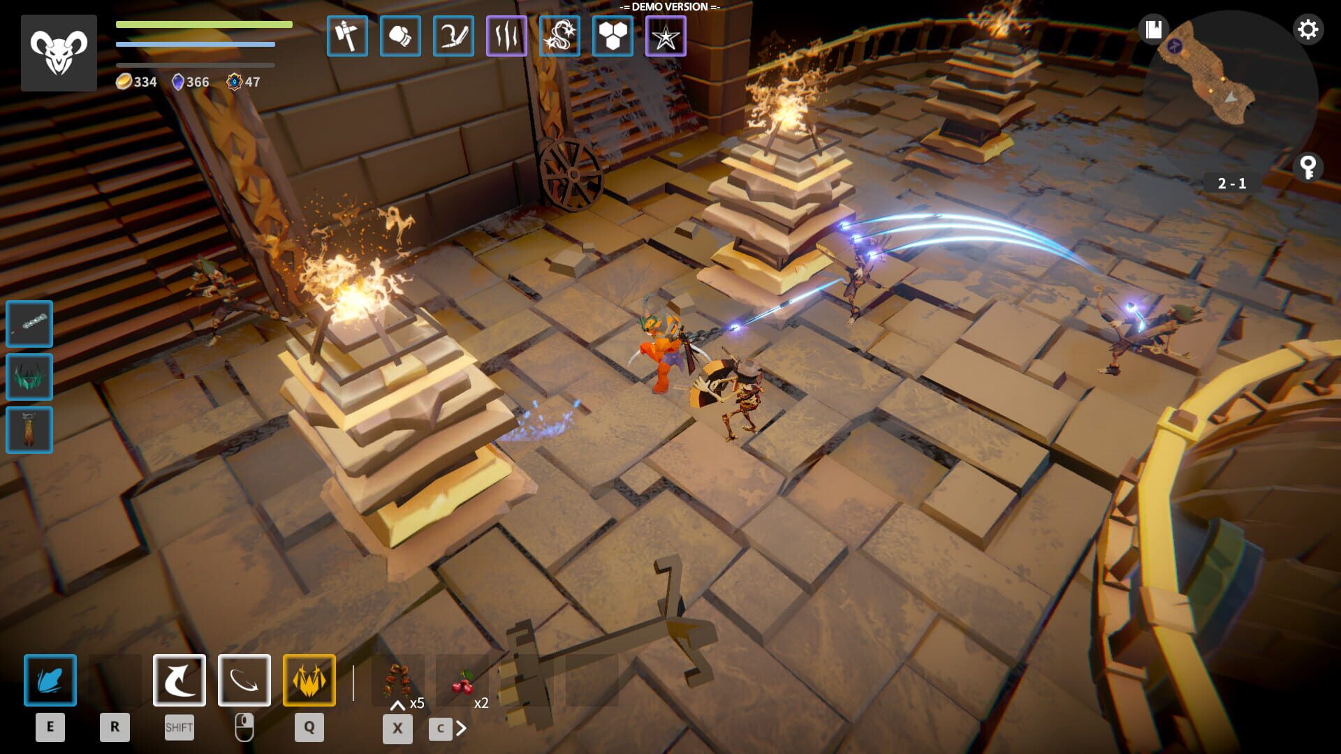Demon Strikes Back - Screenshot