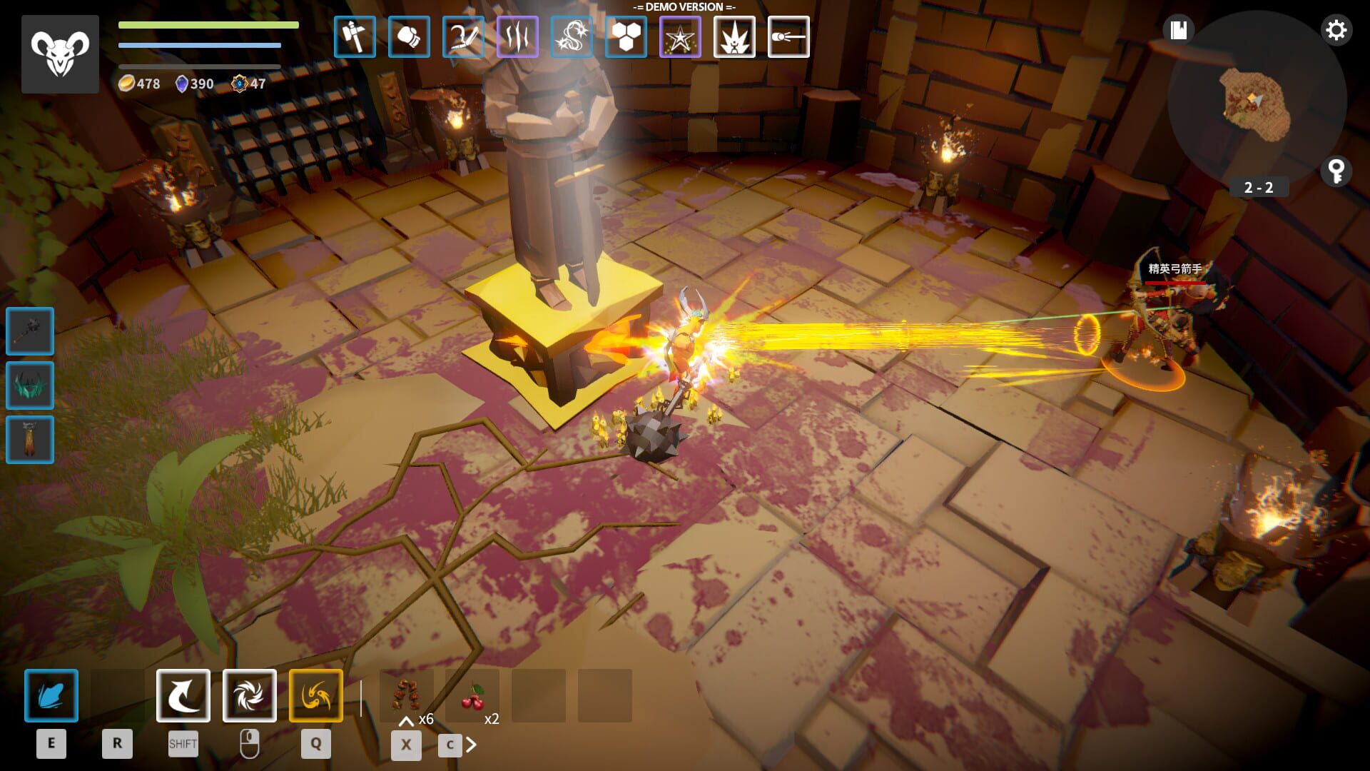 Demon Strikes Back - Screenshot