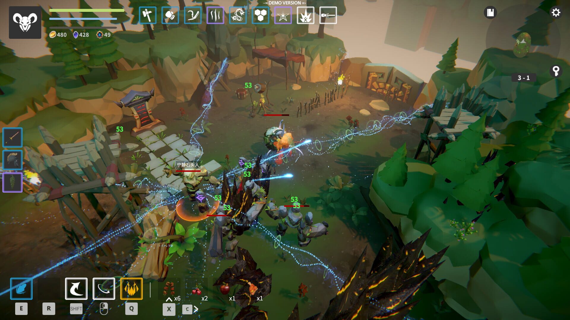 Demon Strikes Back - Screenshot