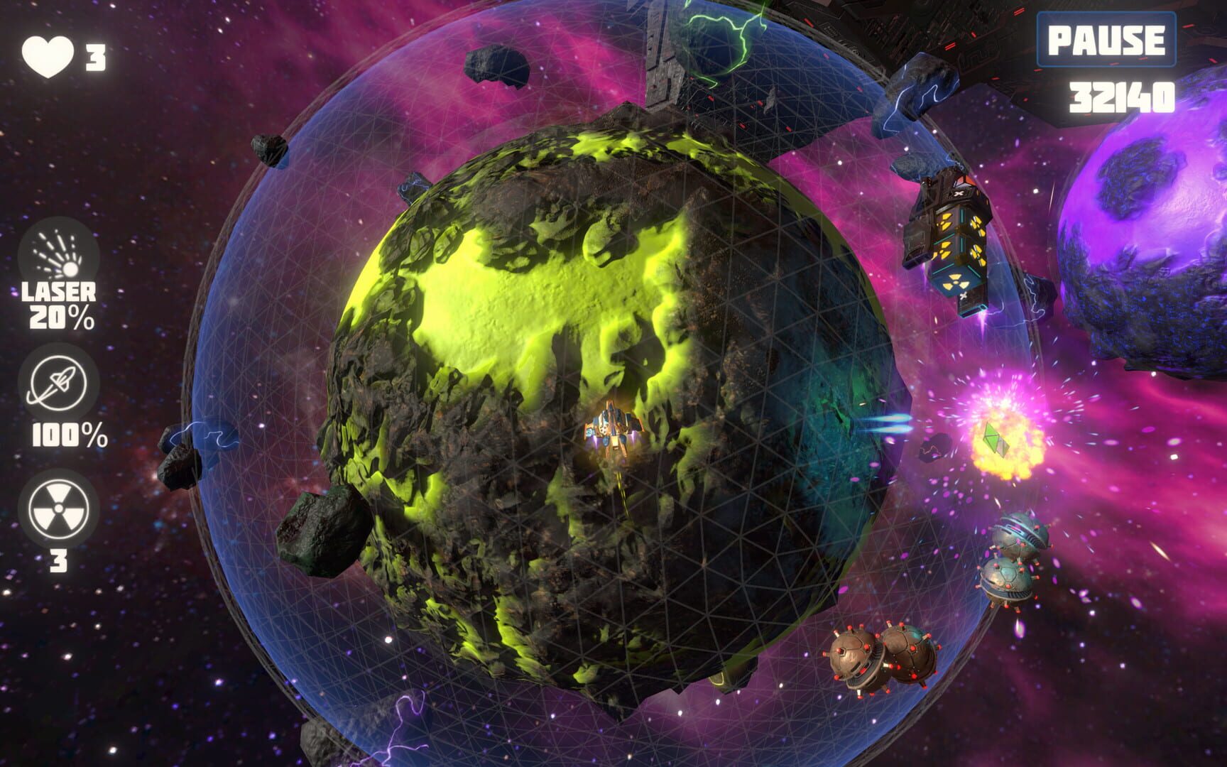 Orbital Invaders - Screenshot