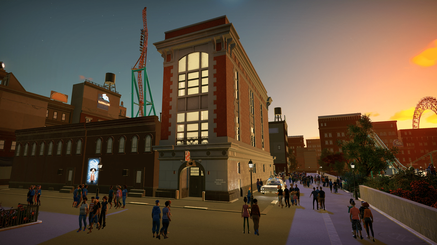 Planet Coaster: Ghostbusters screenshot