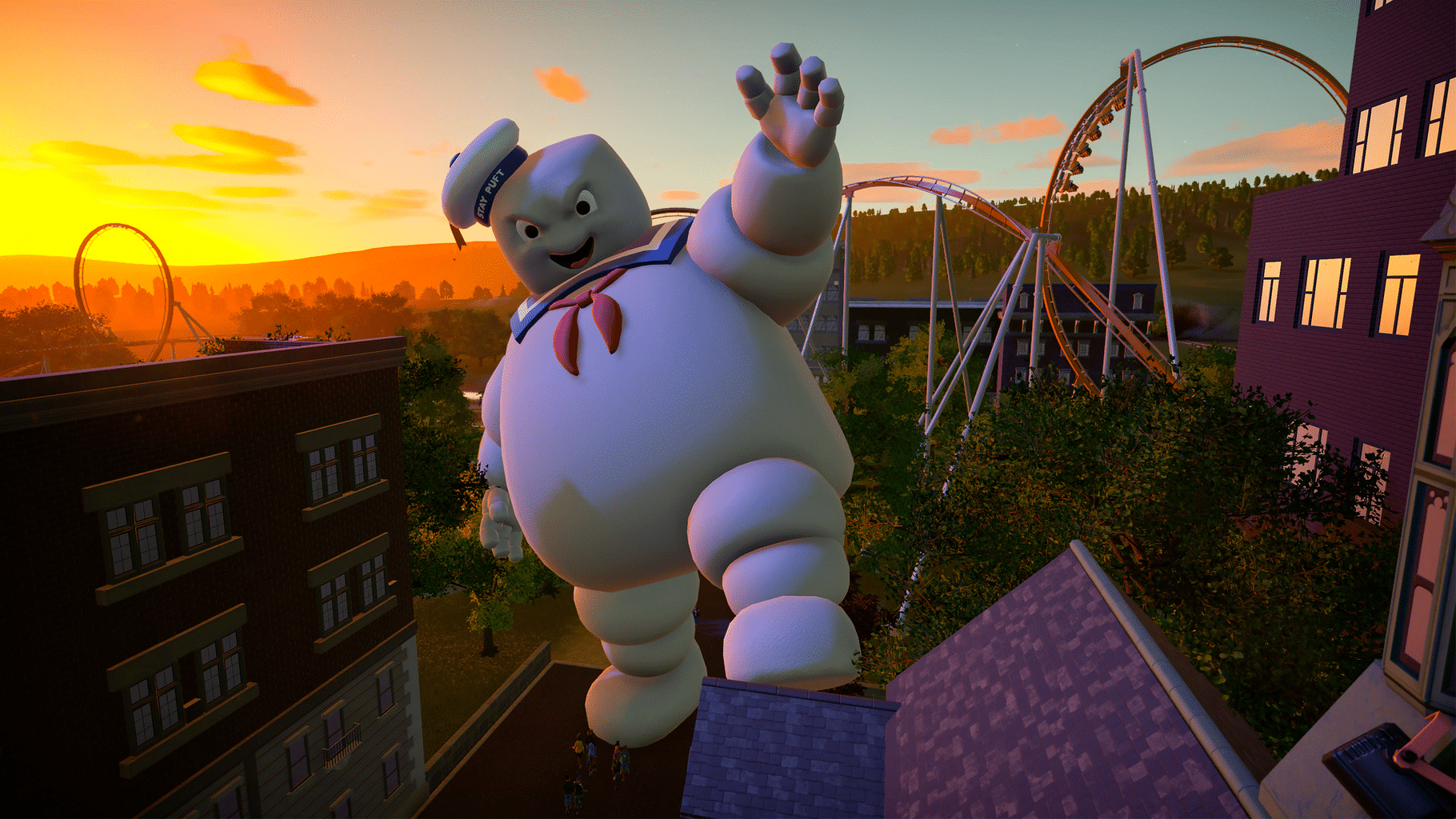 Planet Coaster: Ghostbusters screenshot