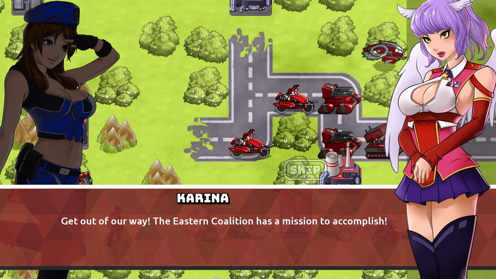 Angels on Tanks - Screenshot