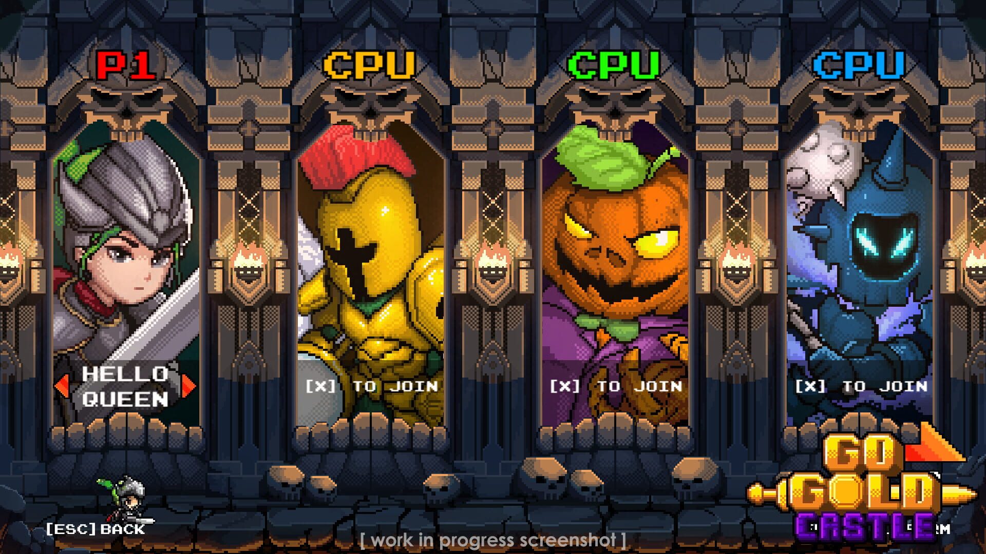 Go Gold Castle - Screenshot