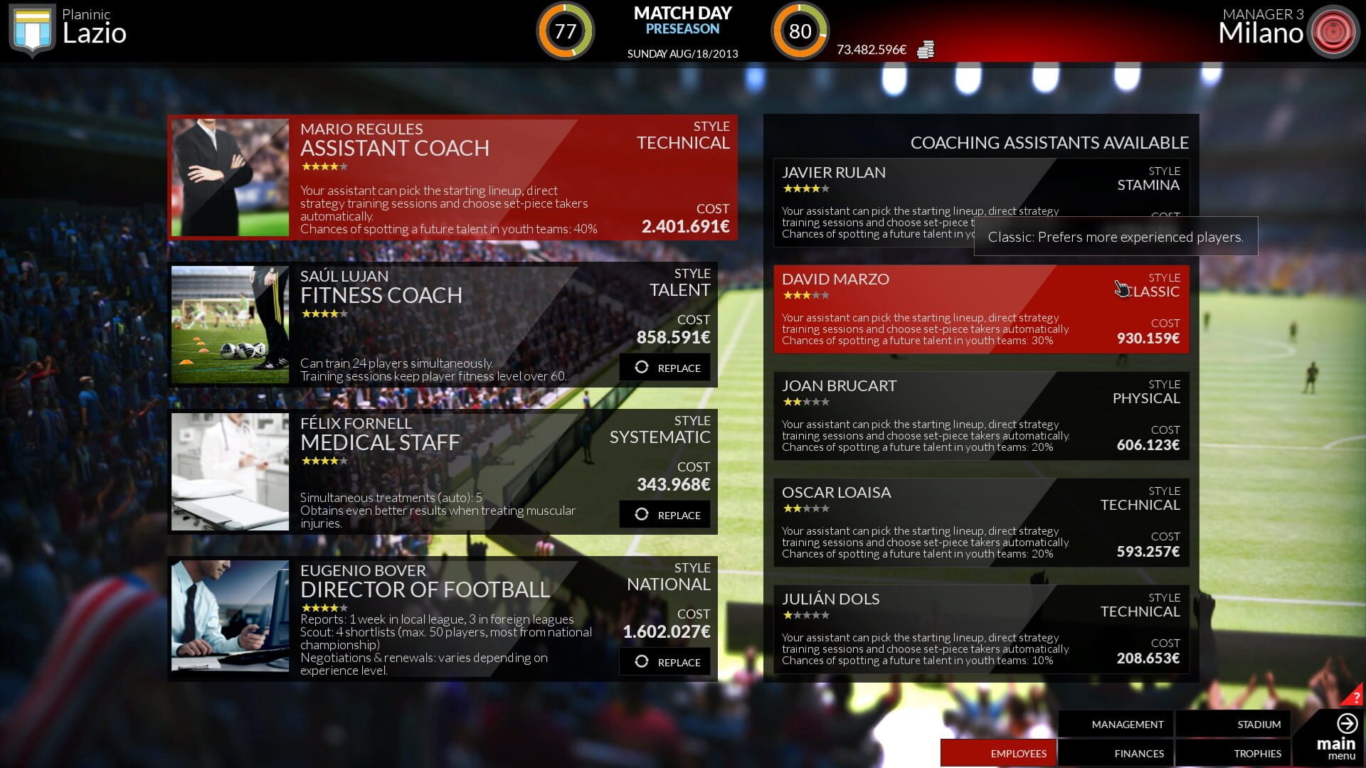 FX Football: The Manager for Every Football Fan - Screenshot