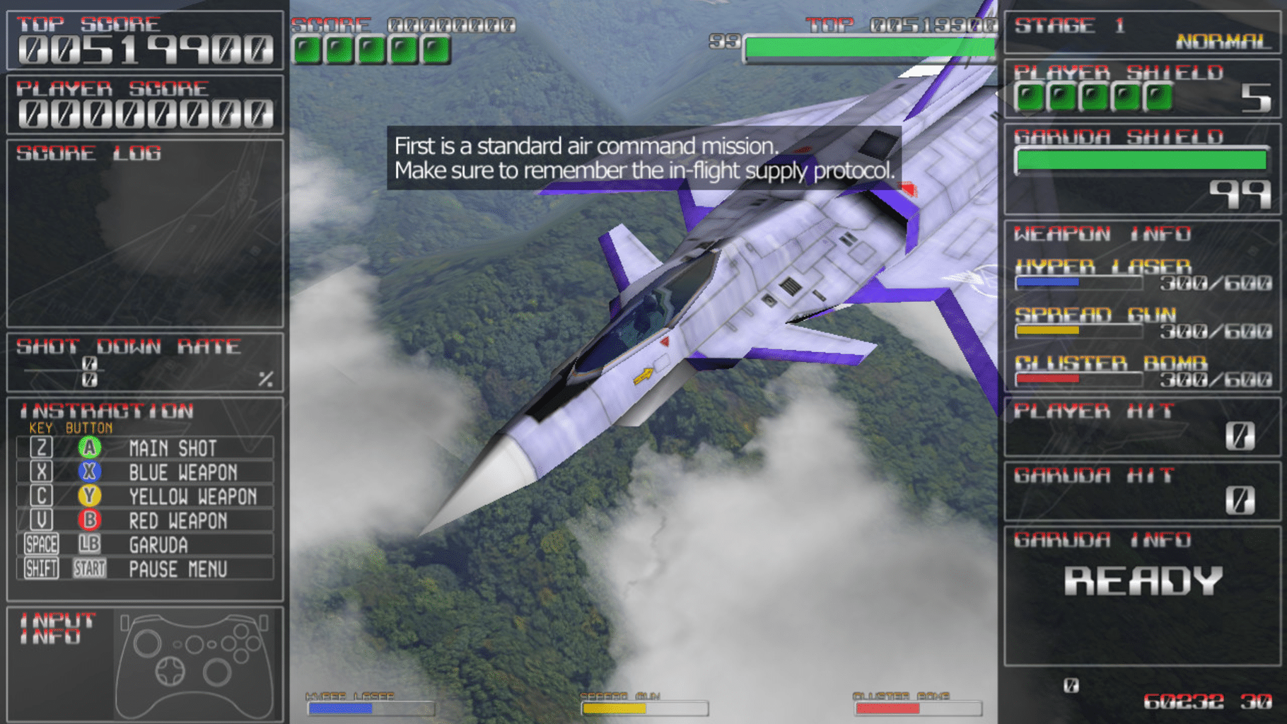 Blue Sabers: Early Mission screenshot