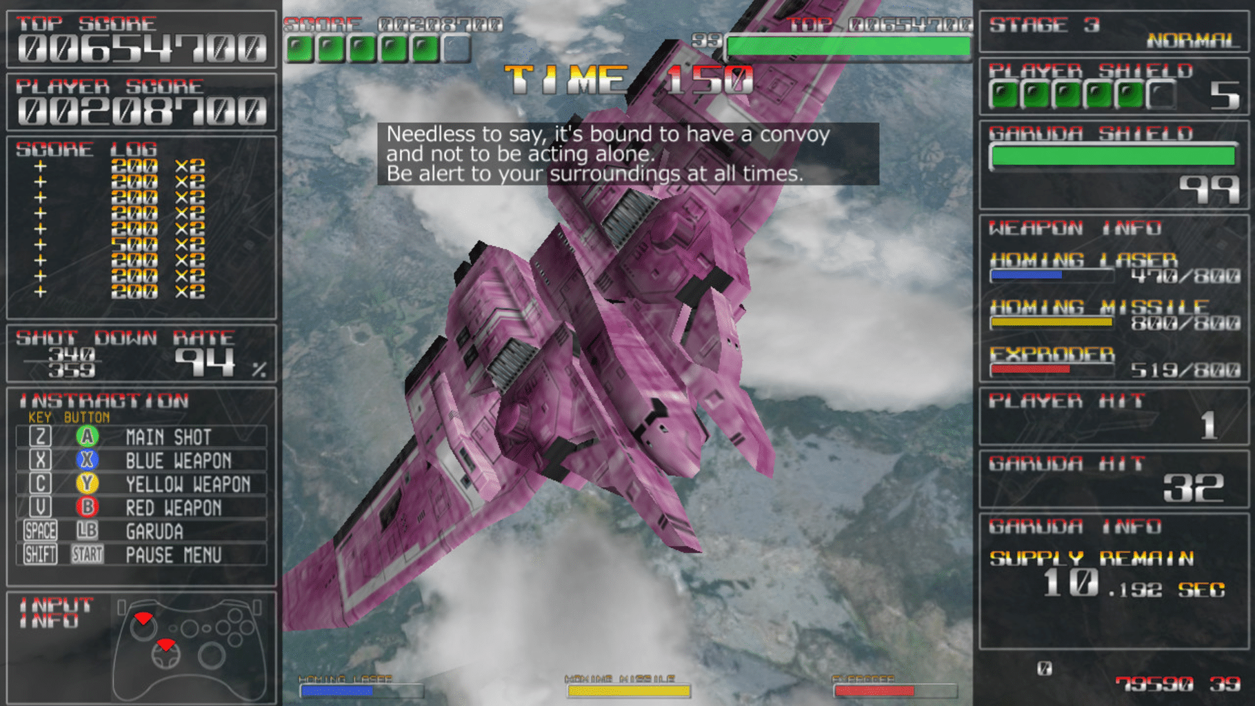 Blue Sabers: Early Mission screenshot