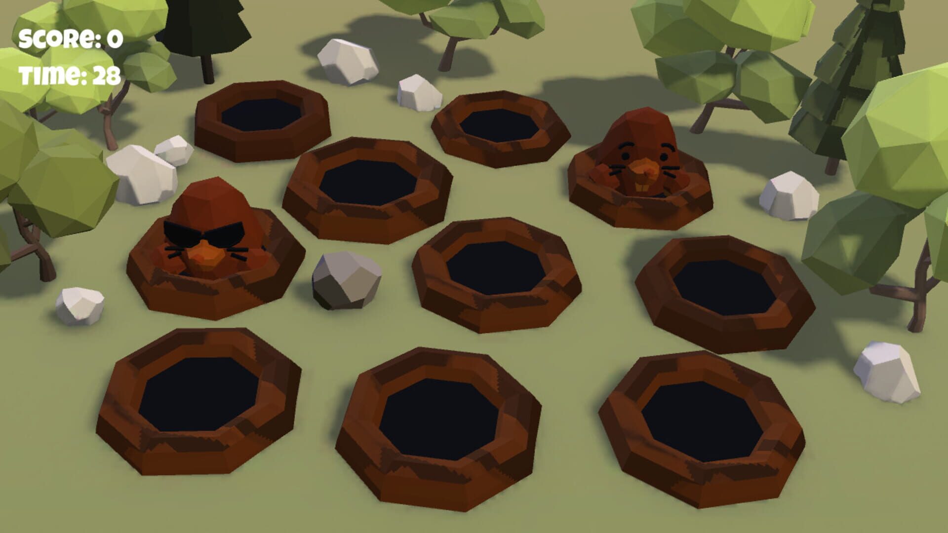 Beat the Moles - Screenshot