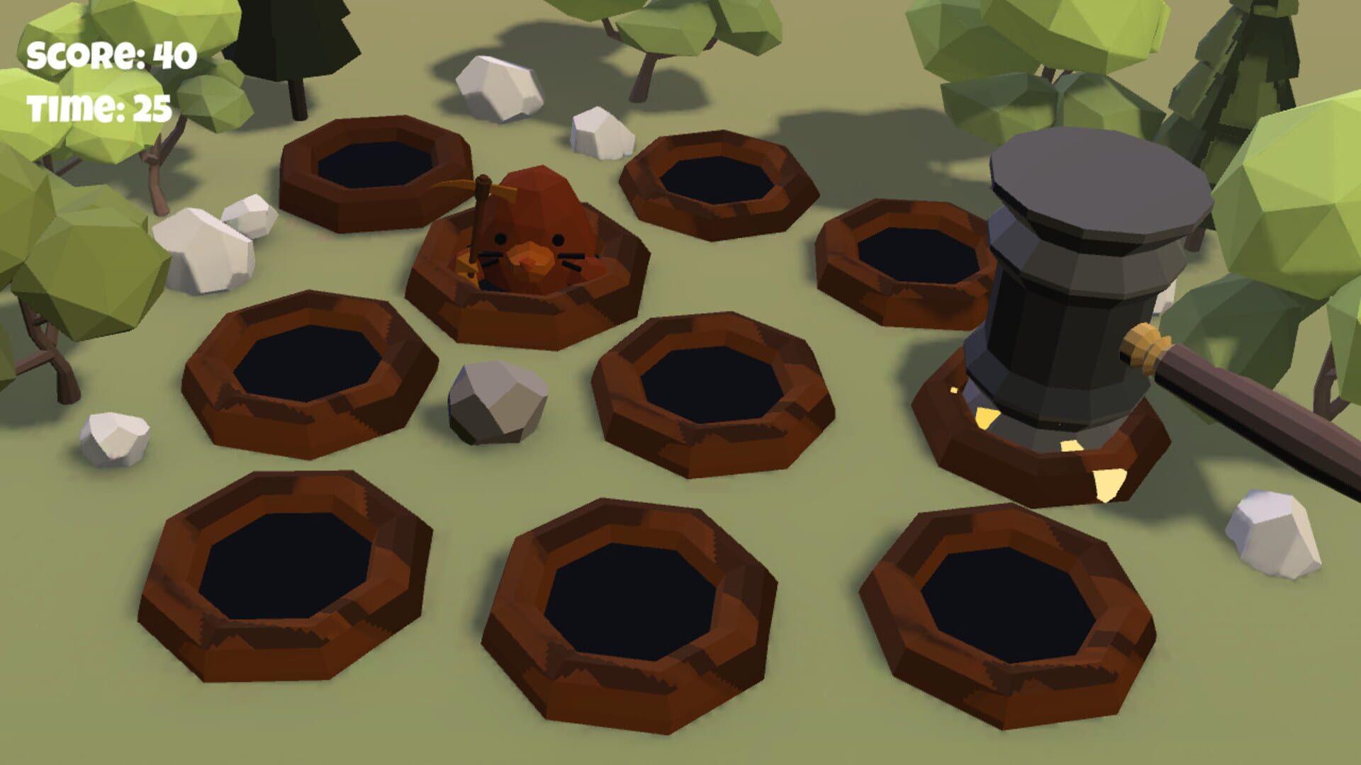 Beat the Moles - Screenshot
