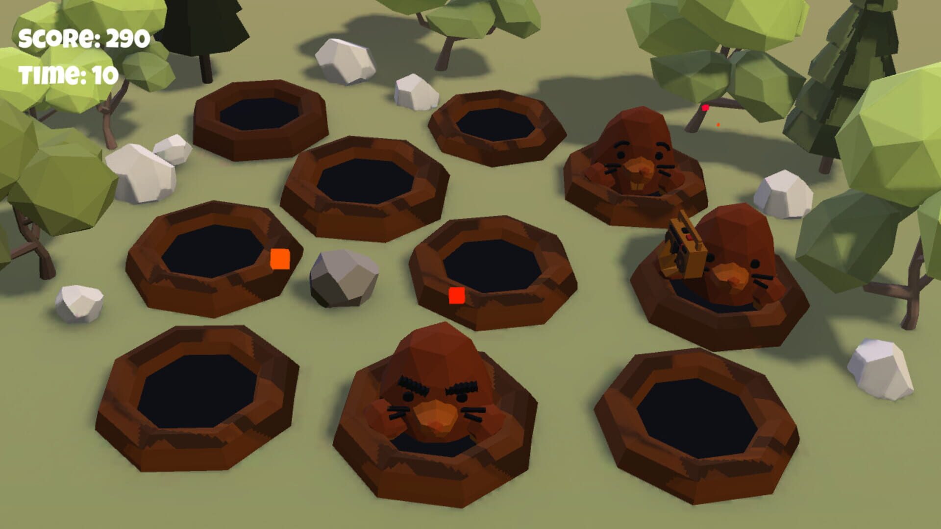 Beat the Moles - Screenshot