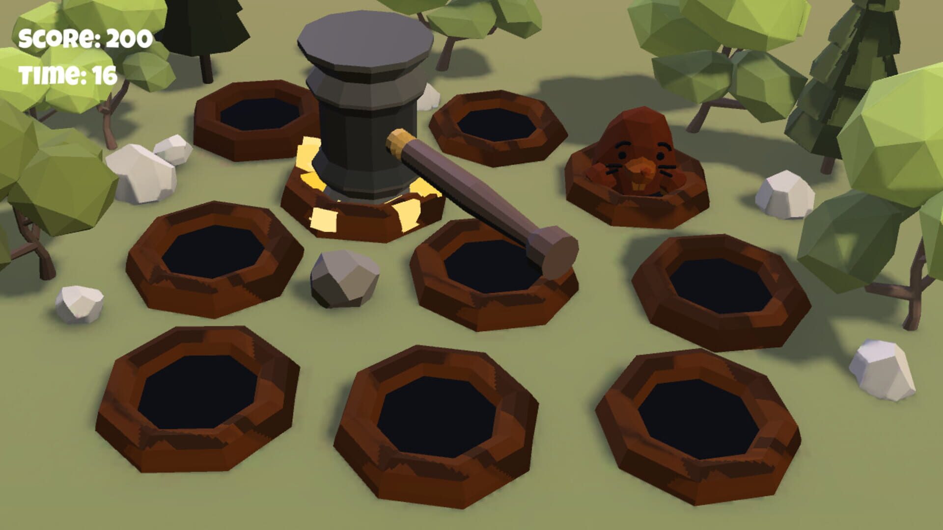 Beat the Moles - Screenshot