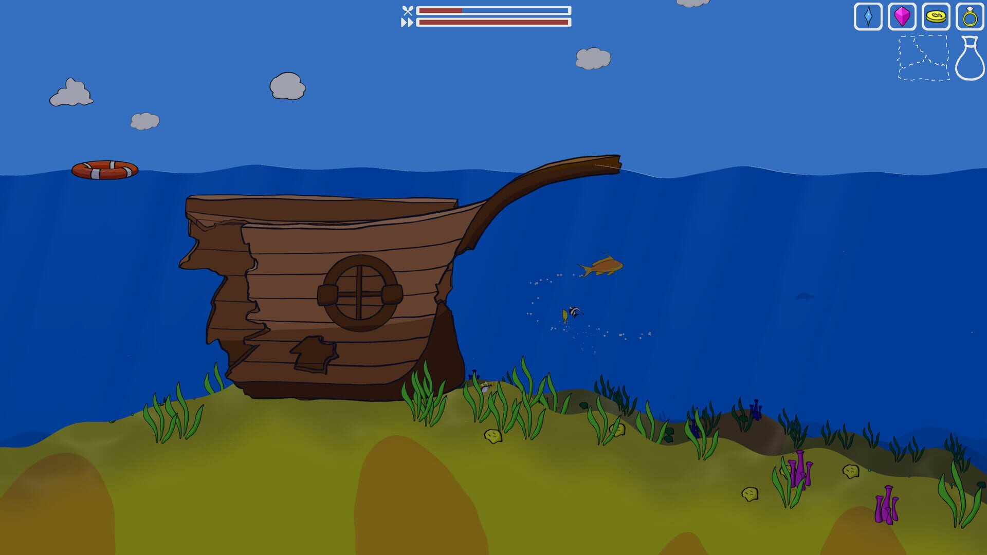 Invincible Fins - Screenshot