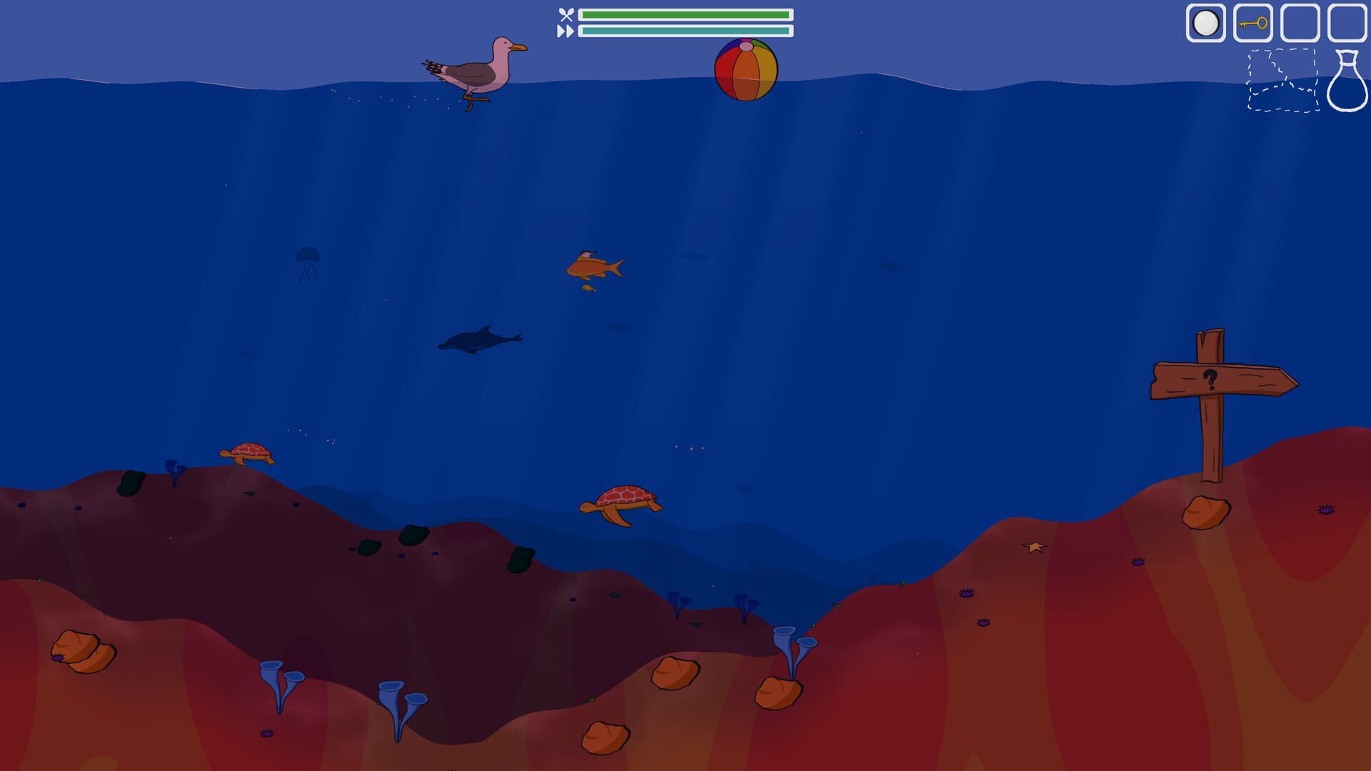 Invincible Fins - Screenshot