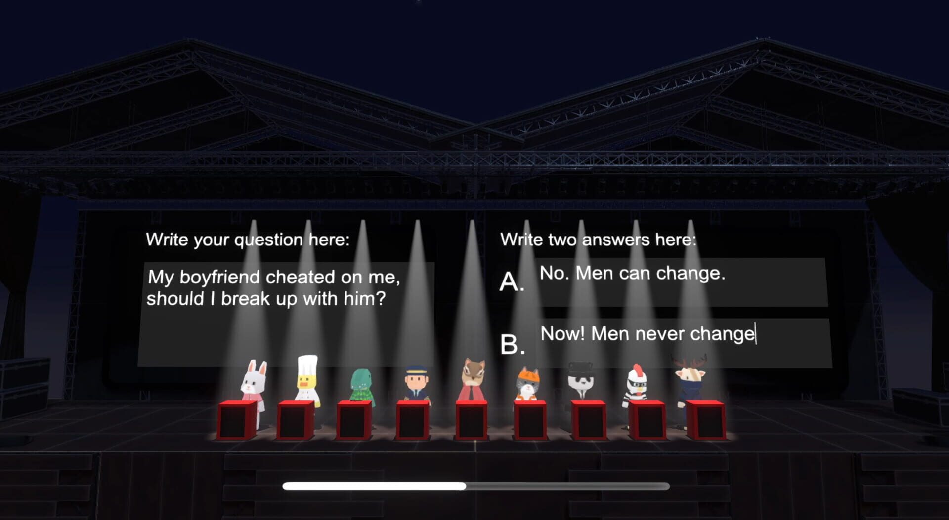 Answer Me - Screenshot
