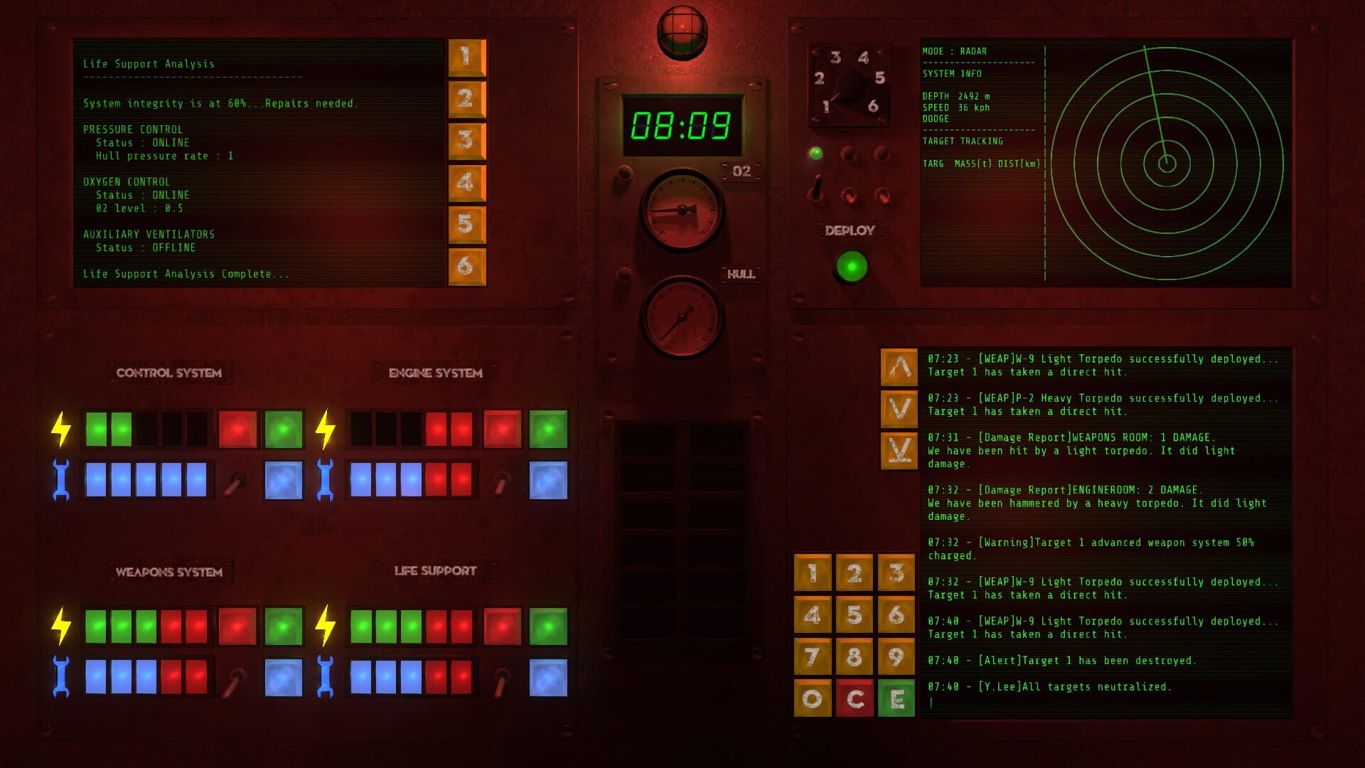 System Control - Screenshot