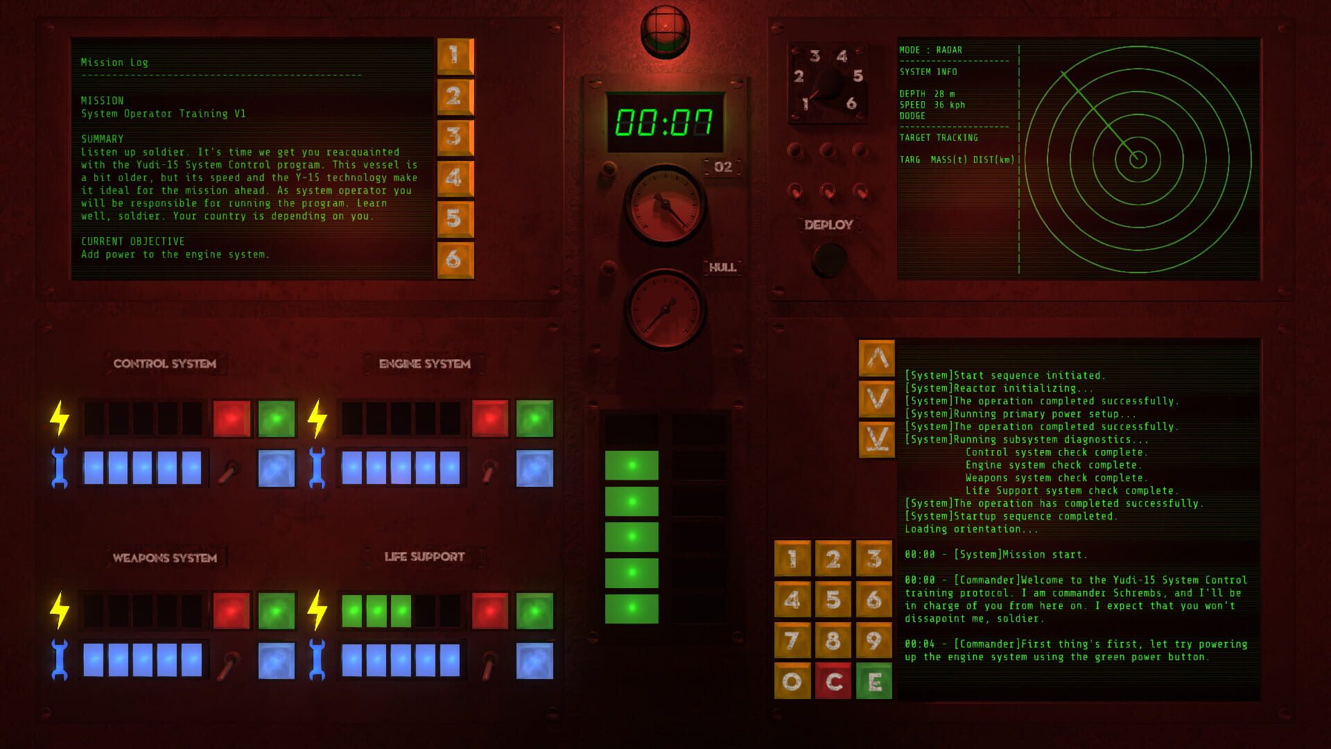 System Control - Screenshot