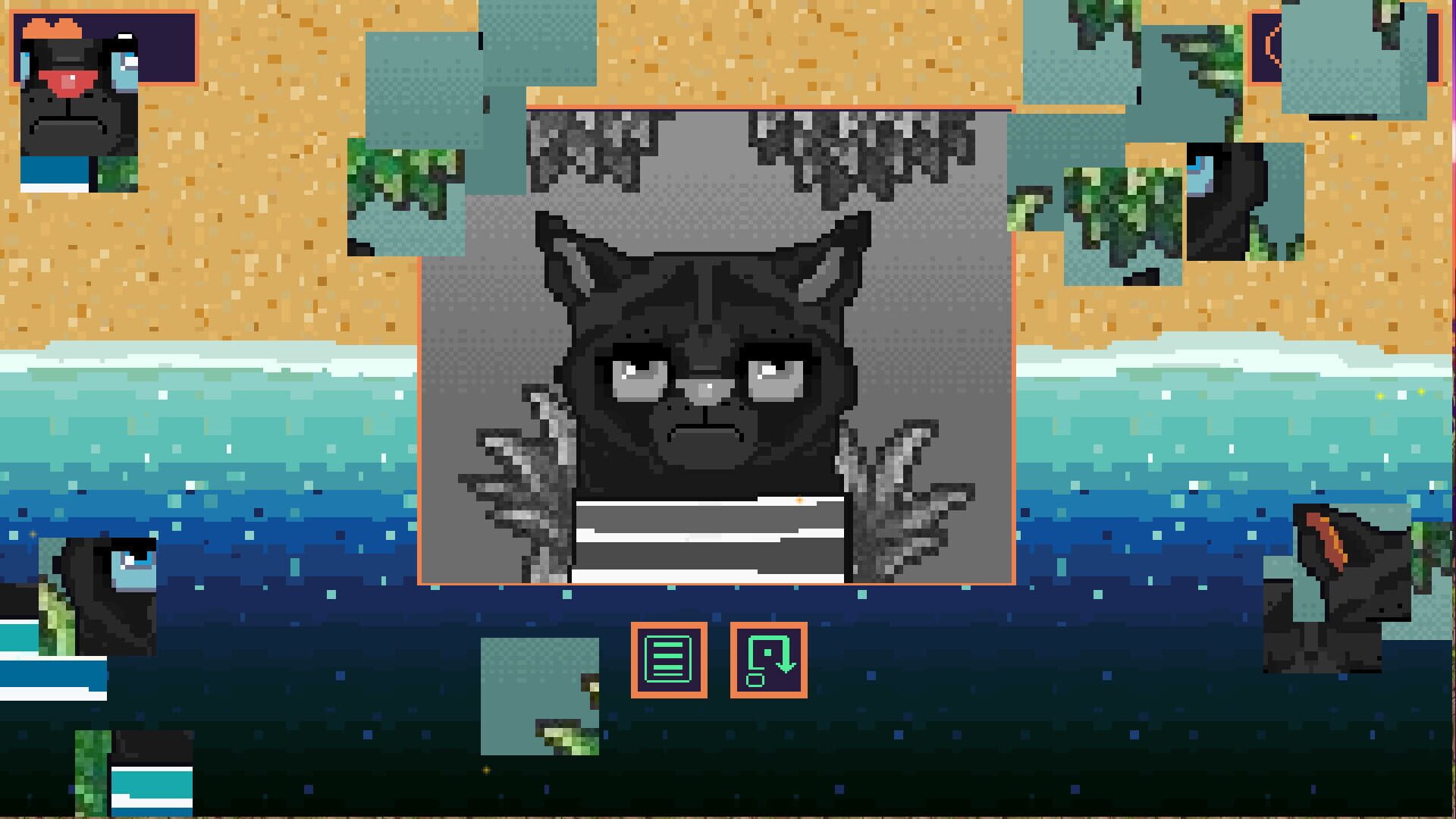 Puzzle Angry Cat - Screenshot