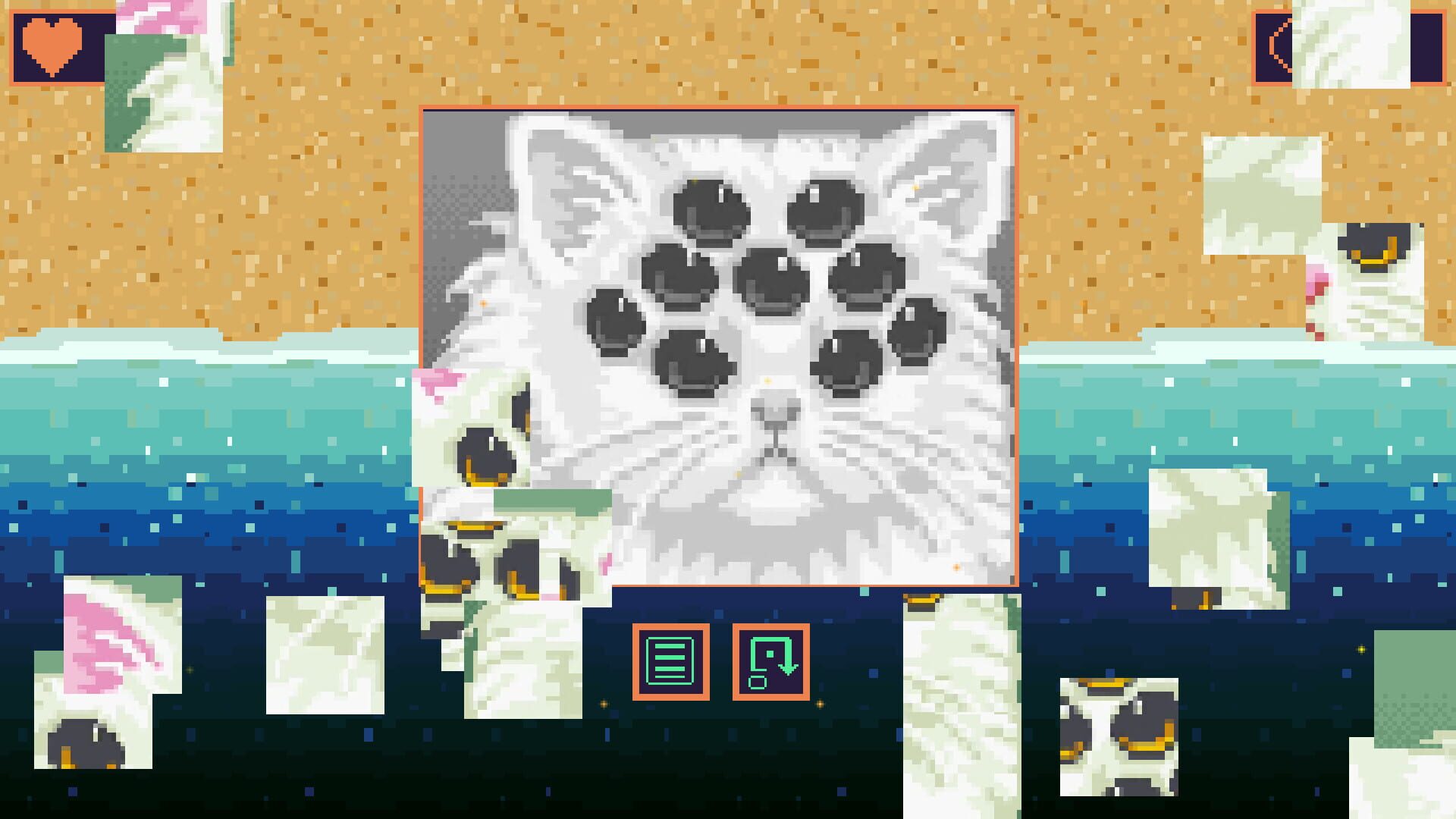 Puzzle Angry Cat - Screenshot