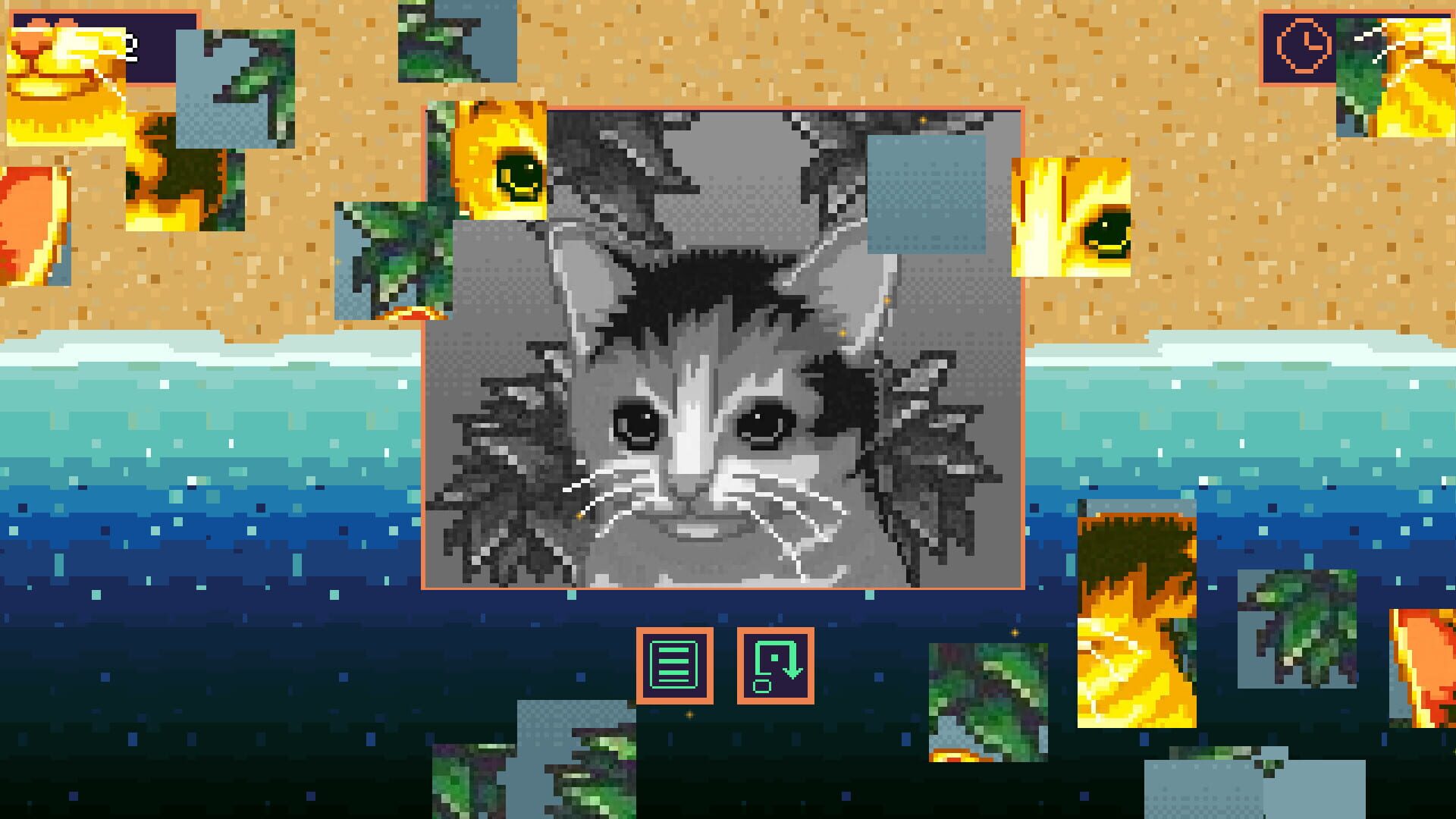 Puzzle Angry Cat - Screenshot