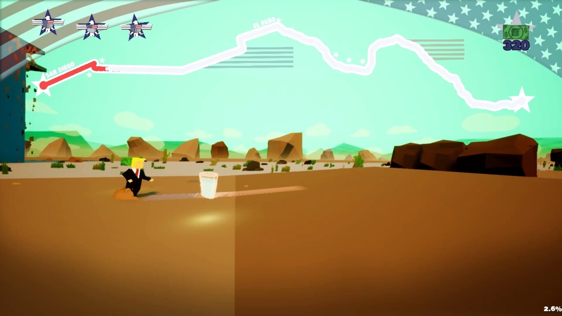 Super Donald World 2020 - Screenshot