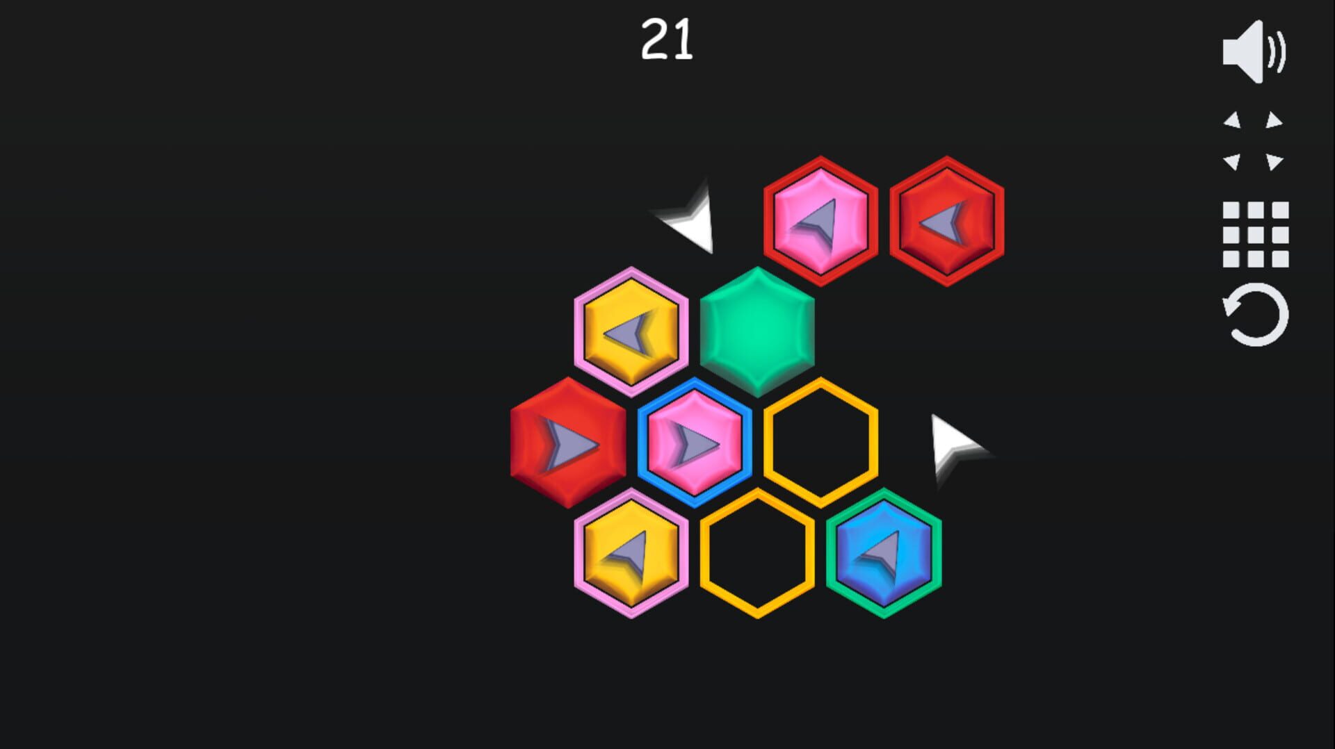 Hexagon Puzzle - Screenshot